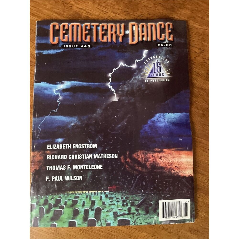 Cemetery Dance #45 Horror Magazine 2003 15 Year Anniversary Rare Matheson Wilson